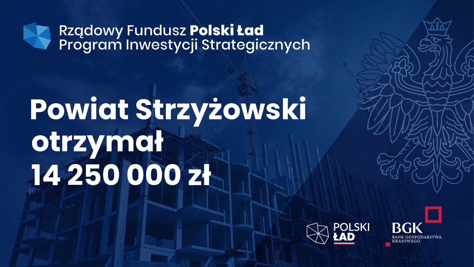 Ponad 14 mln zł dla Powiatu Strzyżowskiego