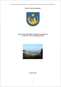 Program Ochrony Środowiska dla Powiatu Strzyżowskiego a lata 2014 - 2017 z perspektywą do 2021