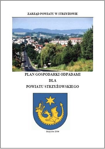Plan gospodarki odpadami dla Powiatu Strzyżowskiego
